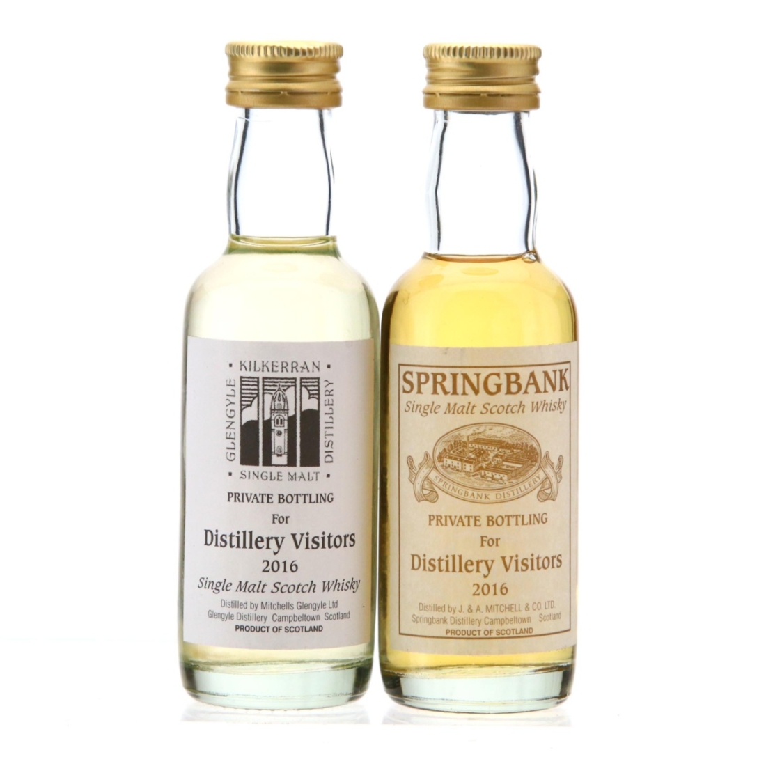 Image for Campbeltown Distillery Visitors 2016 Miniature x 2