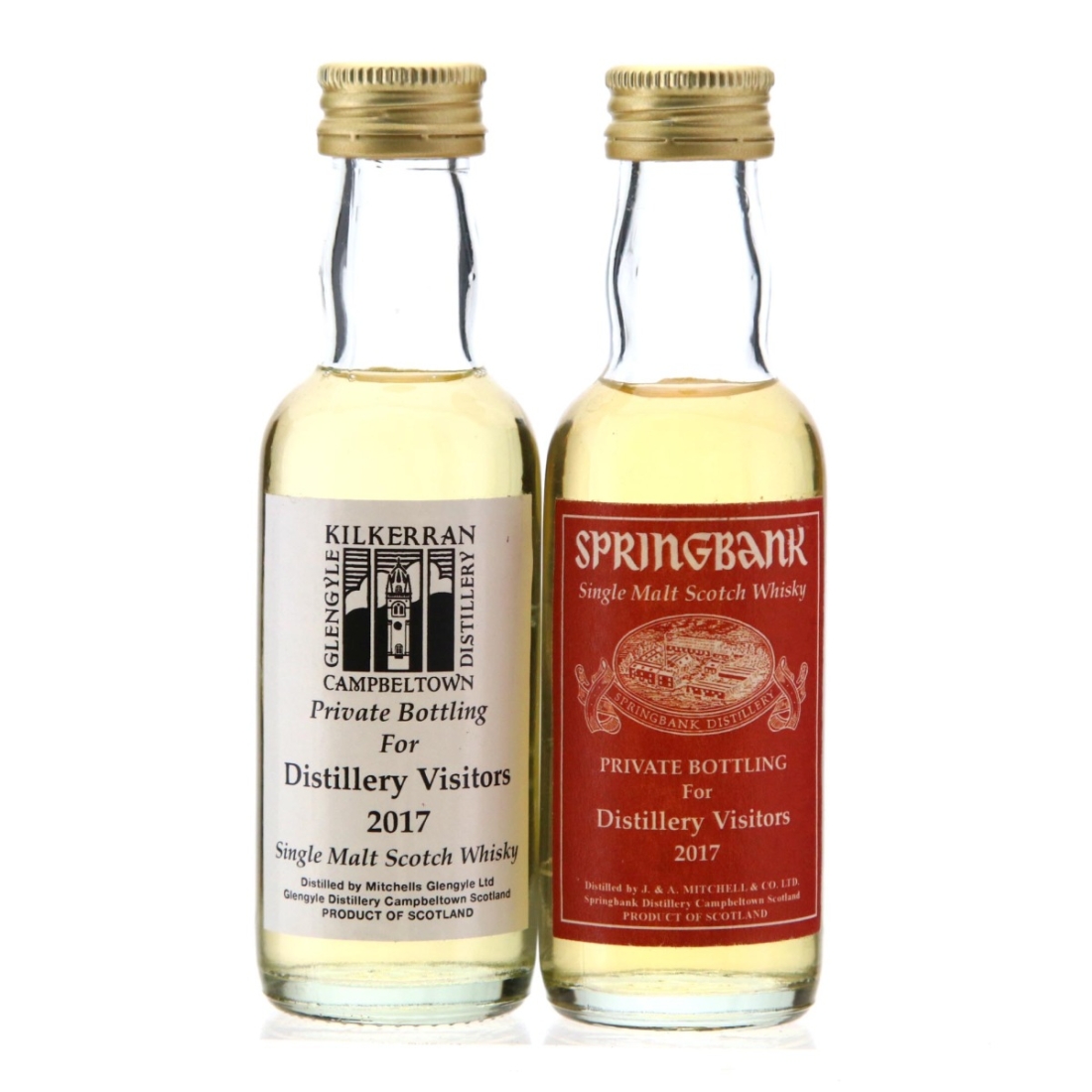 Image for Campbeltown Distillery Visitors 2017 Miniature x 2