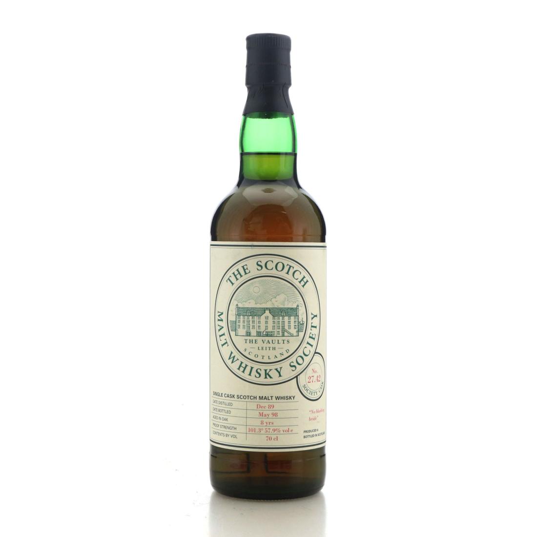 Springbank 1989 SMWS 8 Year Old 2742 No blushing bride