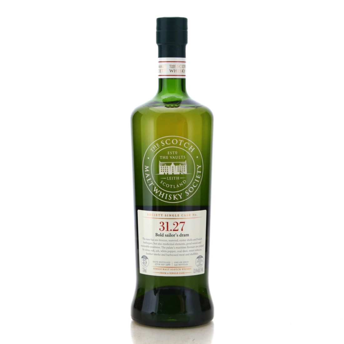 Image for Jura 1988 SMWS 25 Year Old 31.27 - Bold sailor's dram