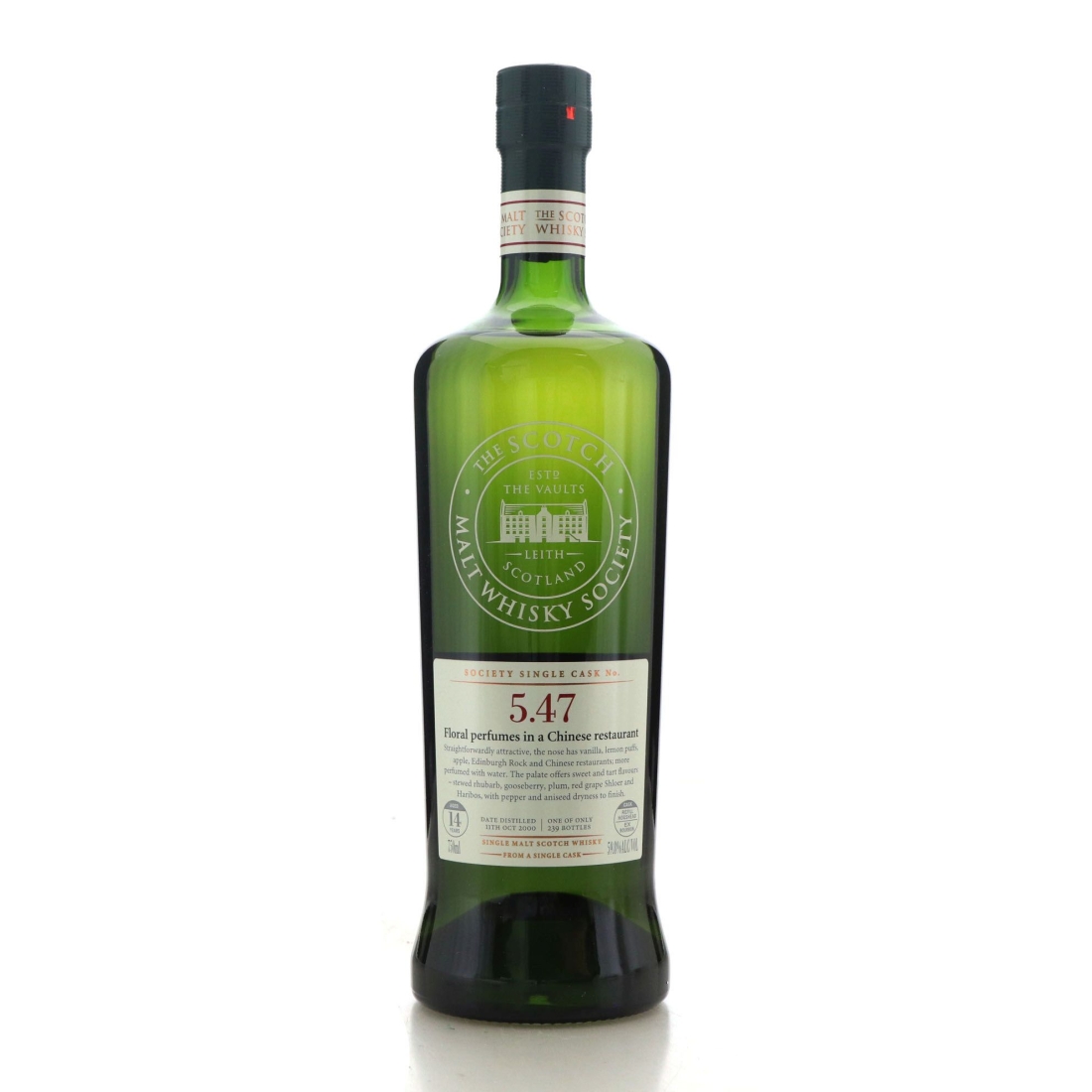 Image for Auchentoshan 2000 SMWS 14 Year Old 5.47 - Floral perfumes in a Chinese restaurant