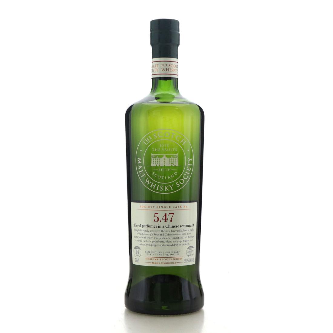 Auchentoshan 2000 Smws 14 5 47 Floral Perfumes In A Chinese Restaurant