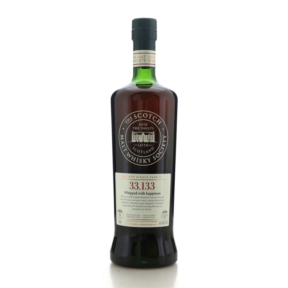 Image for Ardbeg 2007 SMWS 8 Year Old 33.133 - Whipped with happiness
