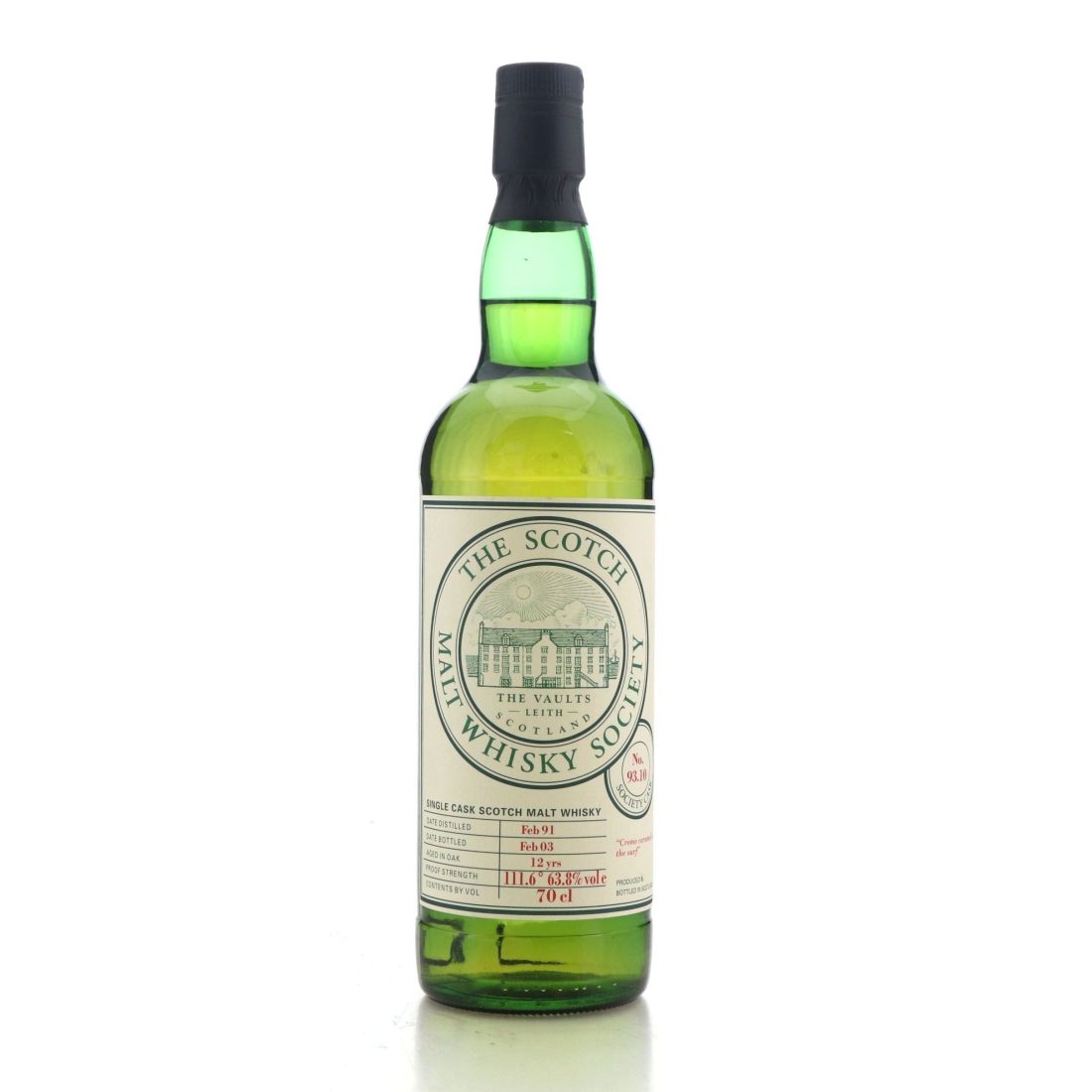 Image for Glen Scotia 1991 SMWS 12 Year Old 93.10 - Creme caramel in the surf