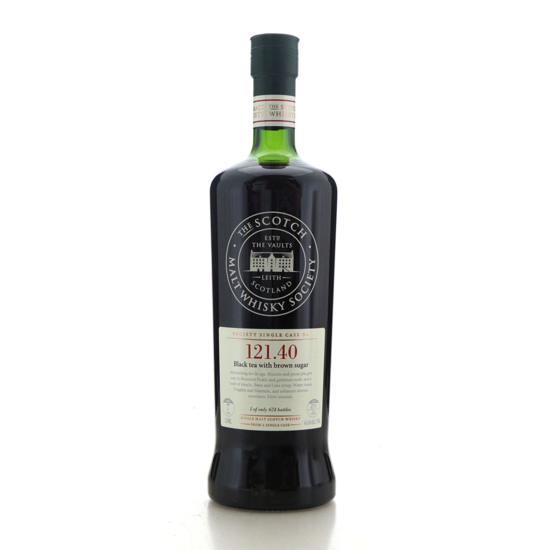 Image for Arran SMWS 7 Year Old 121.40 - Black tea with brown sugar