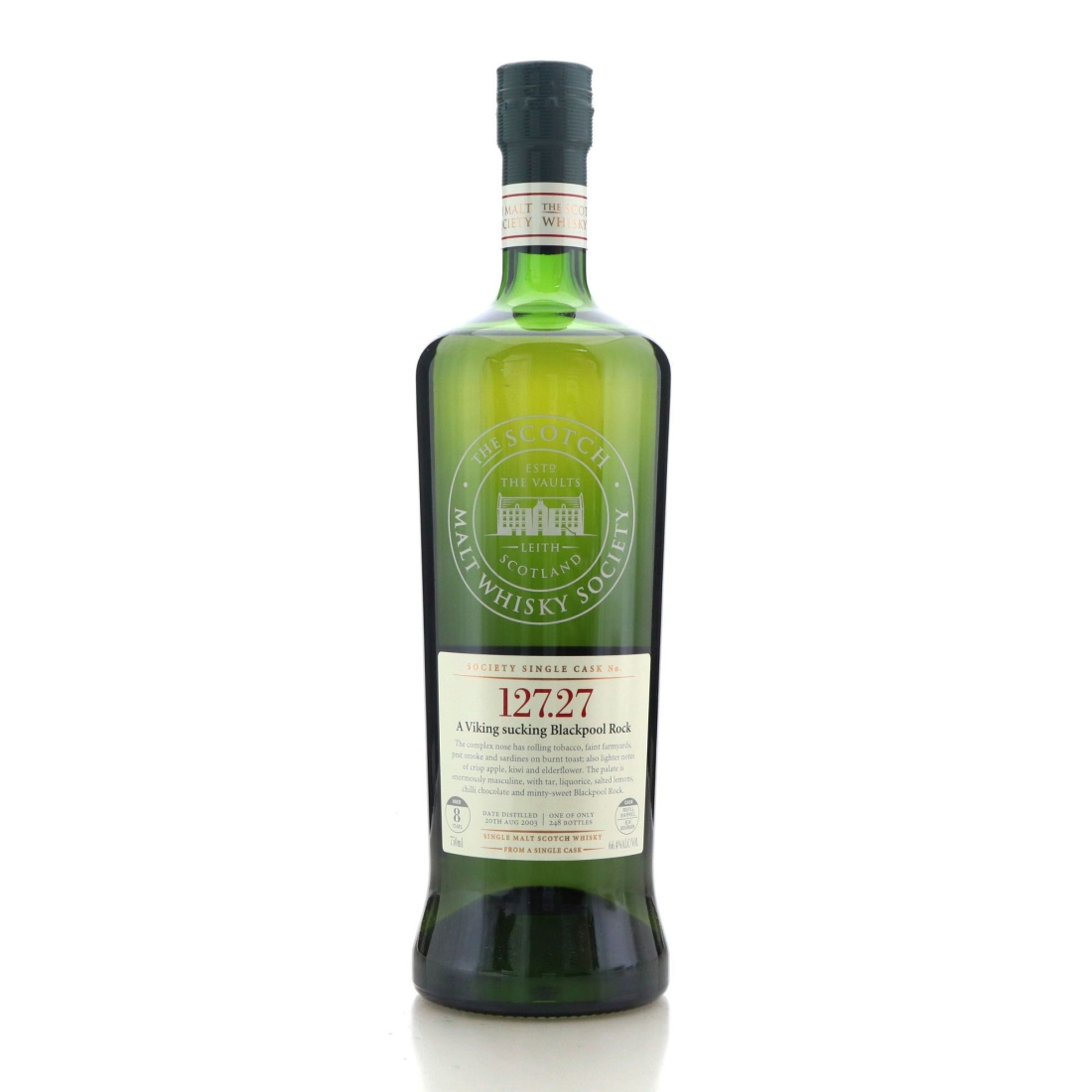 Image for Port Charlotte 2003 SMWS 8 Year Old 127.27 - A Viking sucking Blackpool Rock
