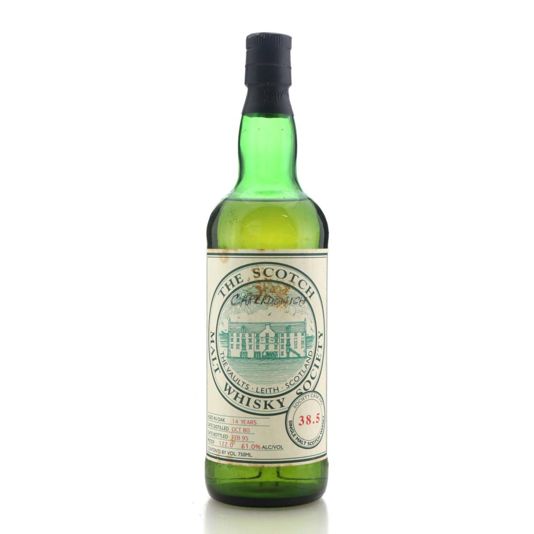 Caperdonich SMWS 14 Year Old, Oak Cask, Cask #5, 1980, Scotch Malt Whisky Society, 61% whisky bottle