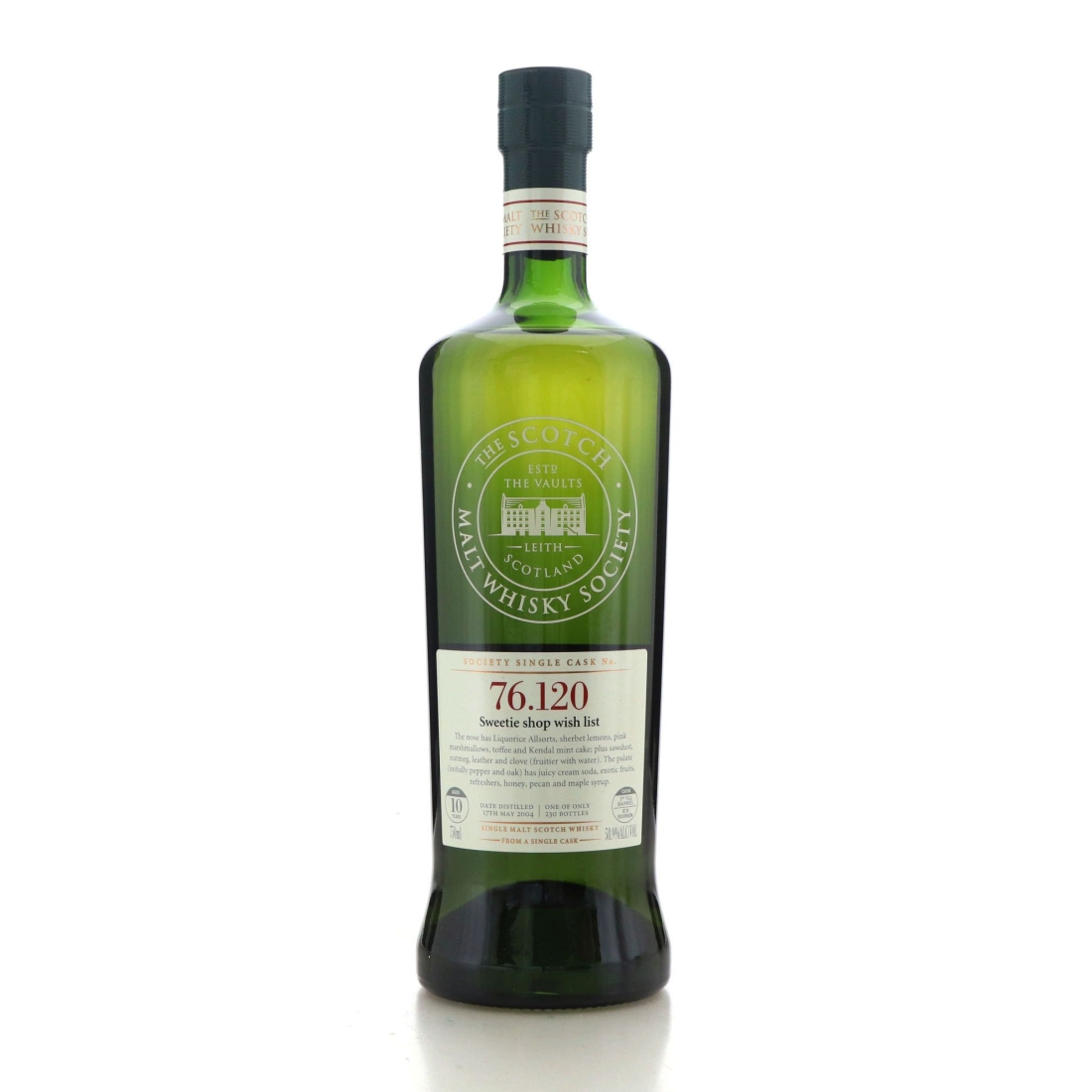 Image for Mortlach 2004 SMWS 10 Year Old 76.120 75cl / US Import