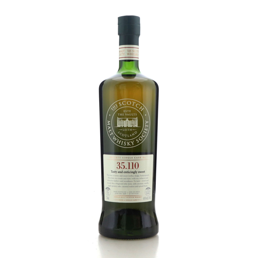 Image for Glen Moray 1996 SMWS 17 Year Old 35.110 75cl / US Import