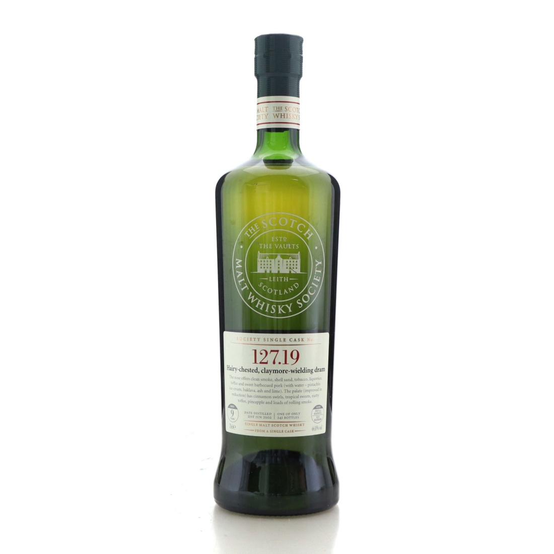 Image for Port Charlotte 2002 SMWS 9 Year Old 127.19 - Hairy-chested, claymore-wielding dram