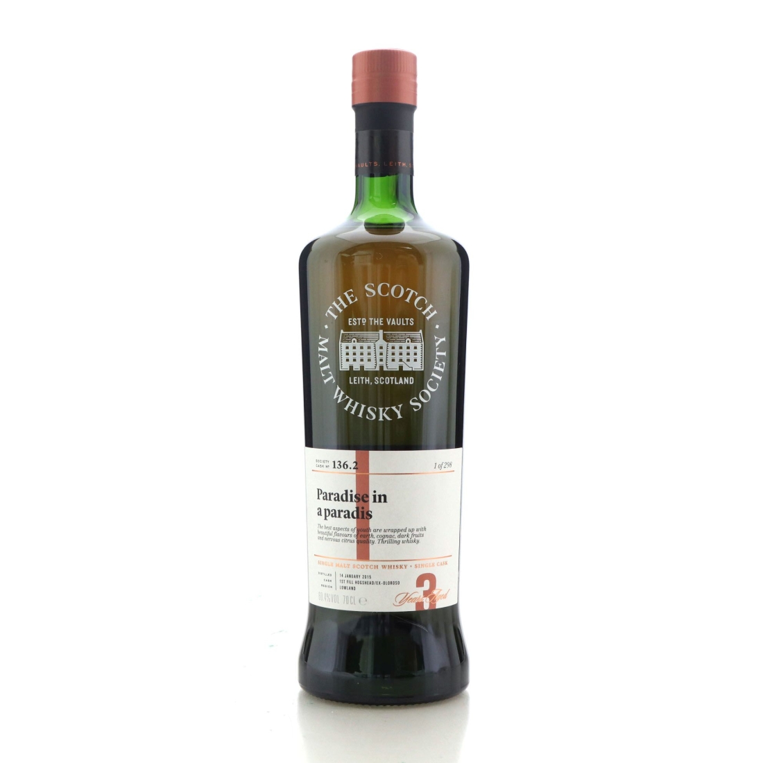 Image for Eden Mill 2015 SMWS 3 Year Old 136.2 - Paradise in a paradis