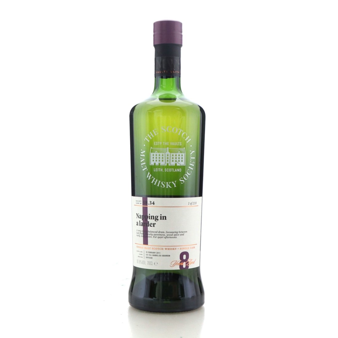 Image for Strathisla 2011 SMWS 8 Year Old 58.34 - Napping in a larder