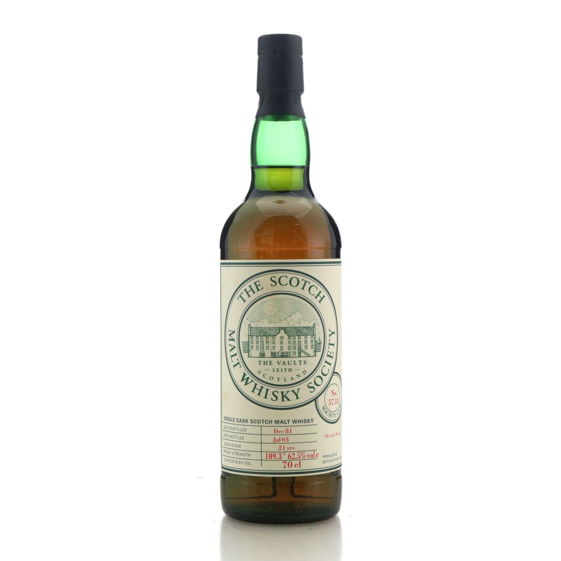 Image for Glen Mhor 1981 SMWS 21 Year Old 57.13 - Moulin Rouge