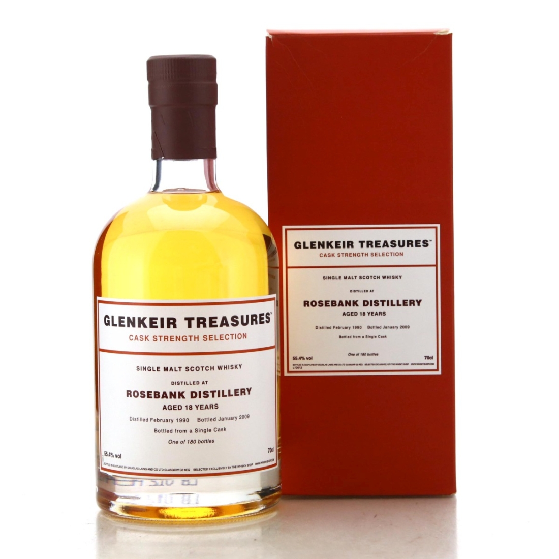 Image for Rosebank 1990 Glenkeir Treasures 18 Year Old