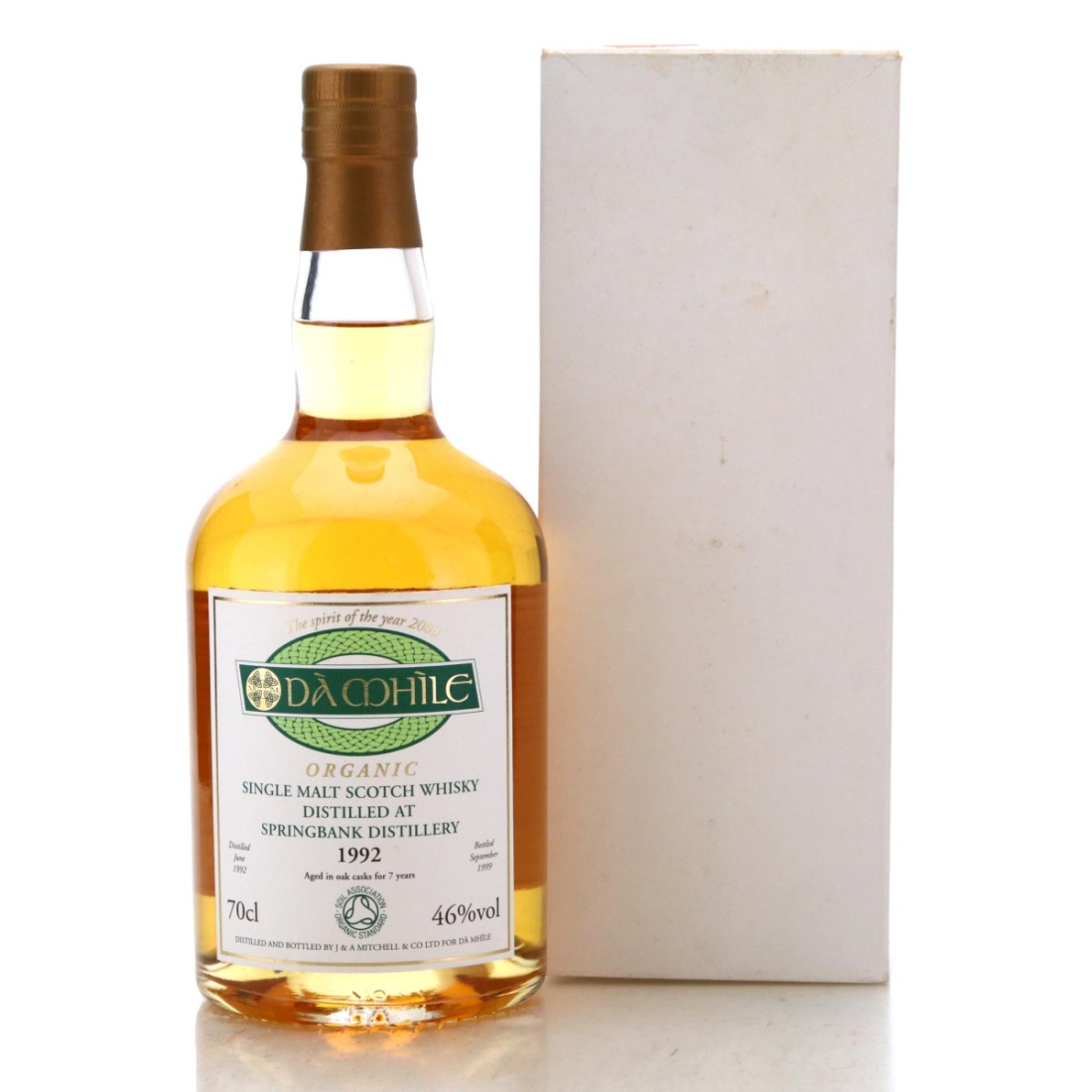 Image for Springbank 1992 Dà Mhìle 7 Year Old Organic