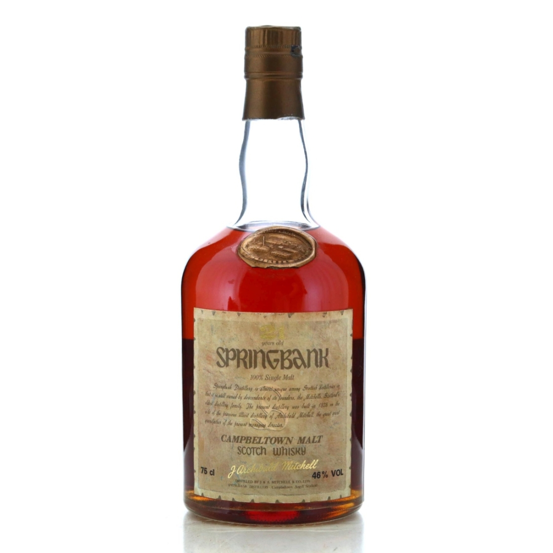 Image for Springbank 21 Year Old J. Archibald Mitchell 75cl