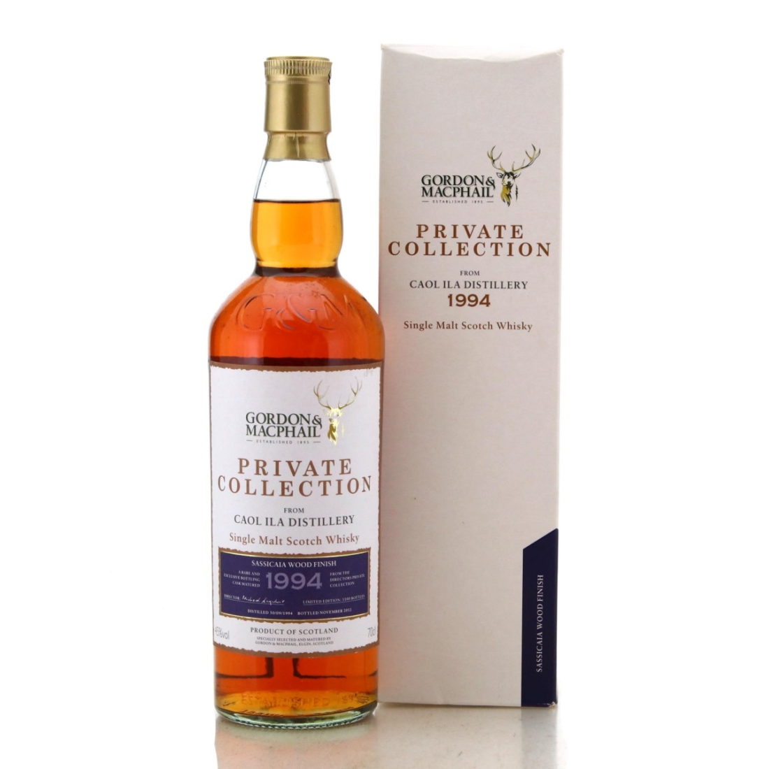 Image for Caol Ila 1994 Gordon and MacPhail Private Collection / Sassicaia Finish