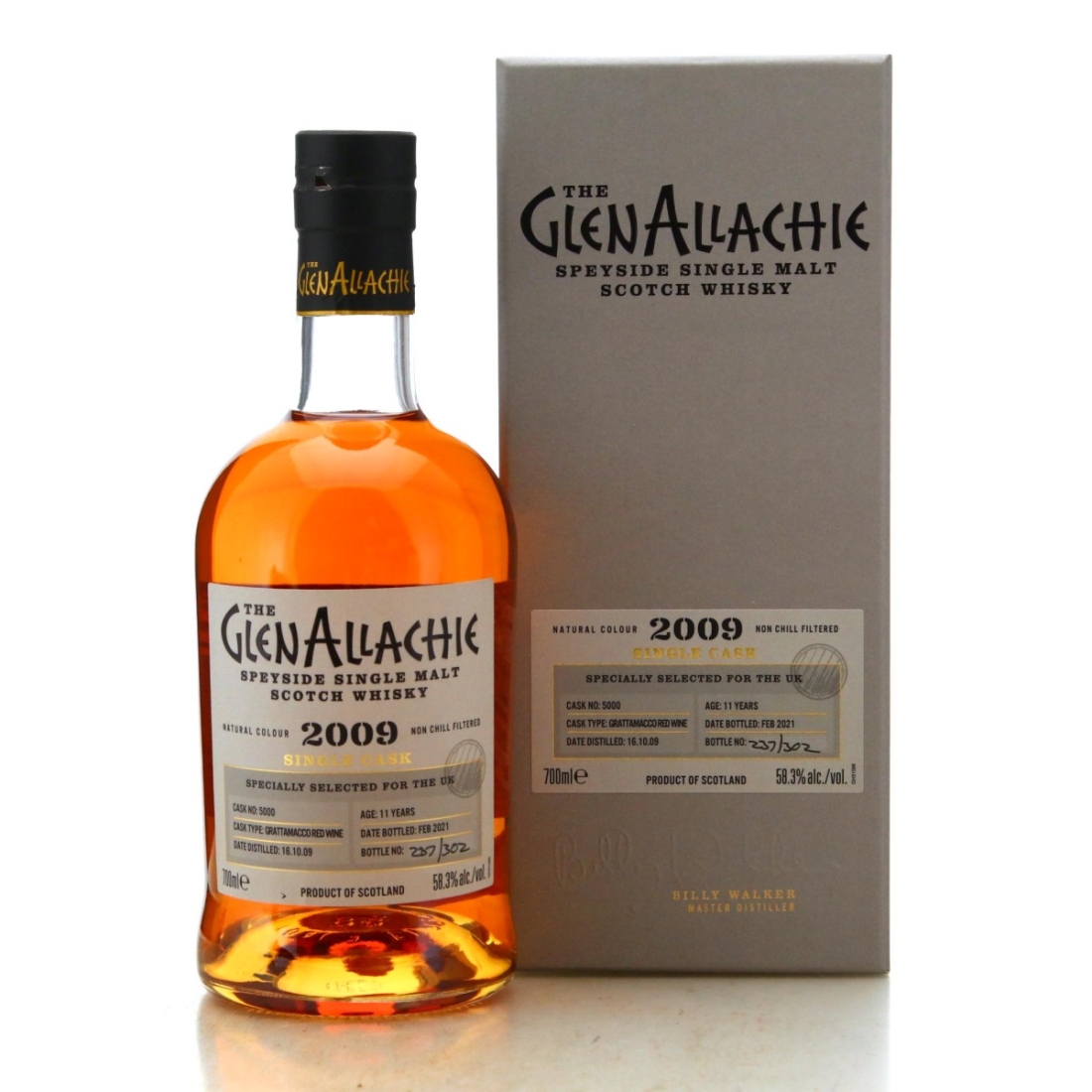 Image for Glenallachie 2009 Single Cask 11 Year Old #5000