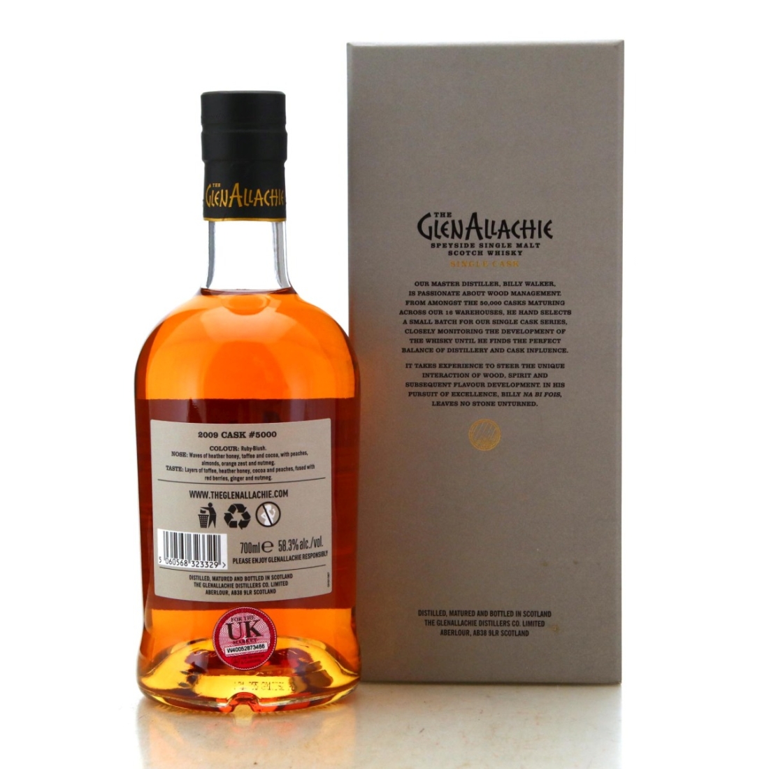 Image for Glenallachie 2009 Single Cask 11 Year Old #5000