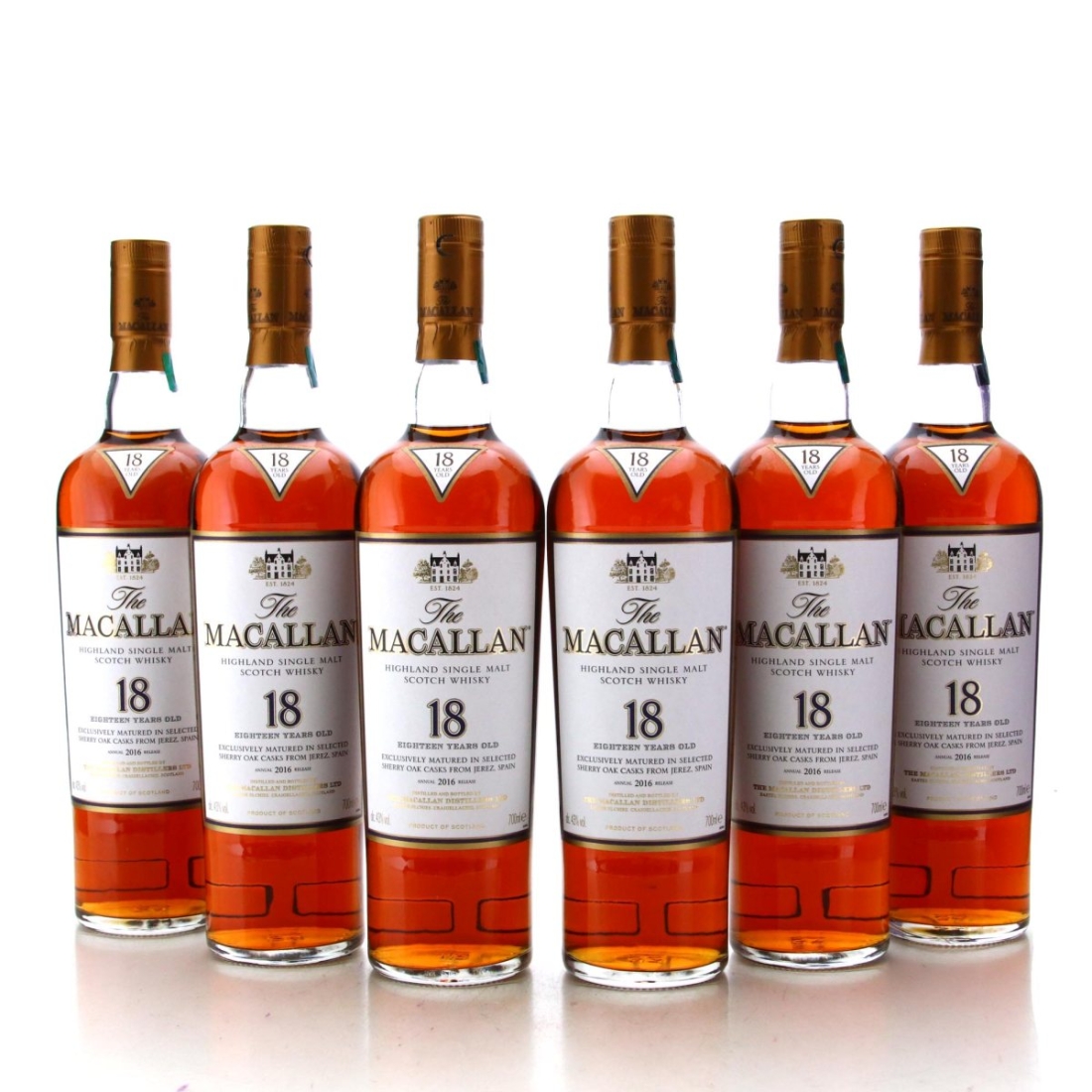 Image for Macallan 18 Year Old Annual 2016 Release x 6 - Case