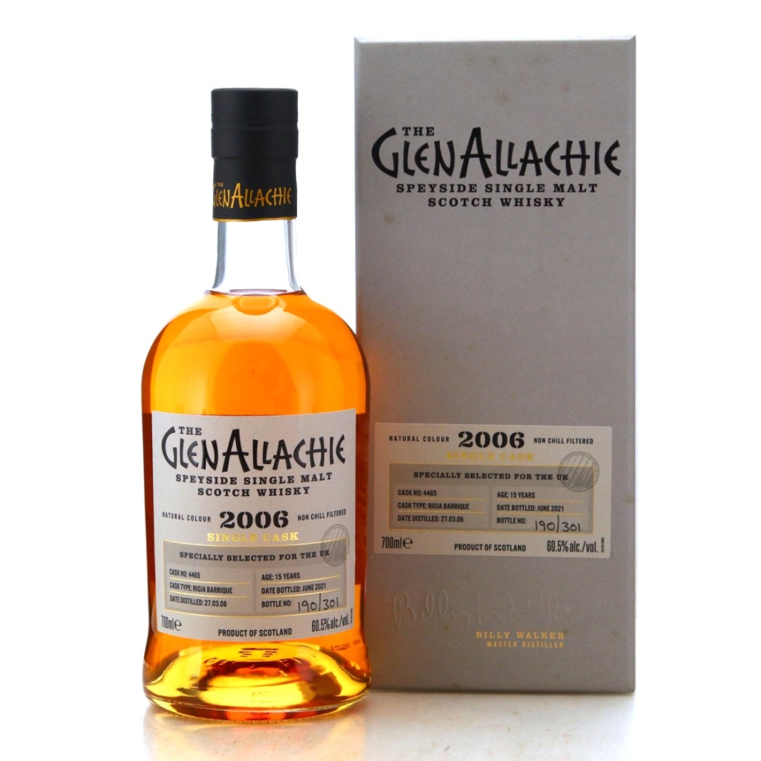 Image for Glenallachie 2006 Single Cask 15 Year Old