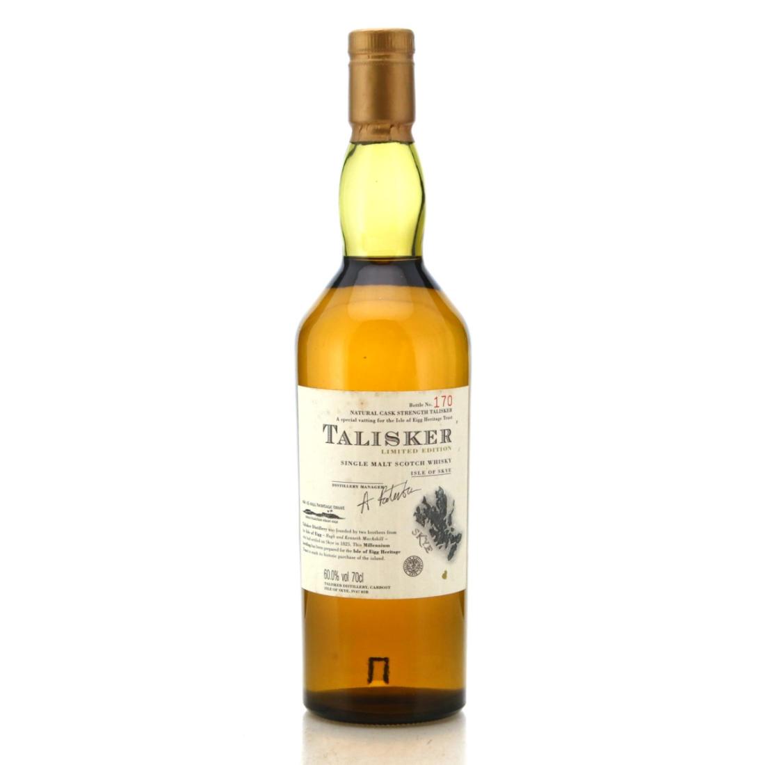 Talisker Isle of Eigg Heritage Trust, 2000, 60% whisky bottle