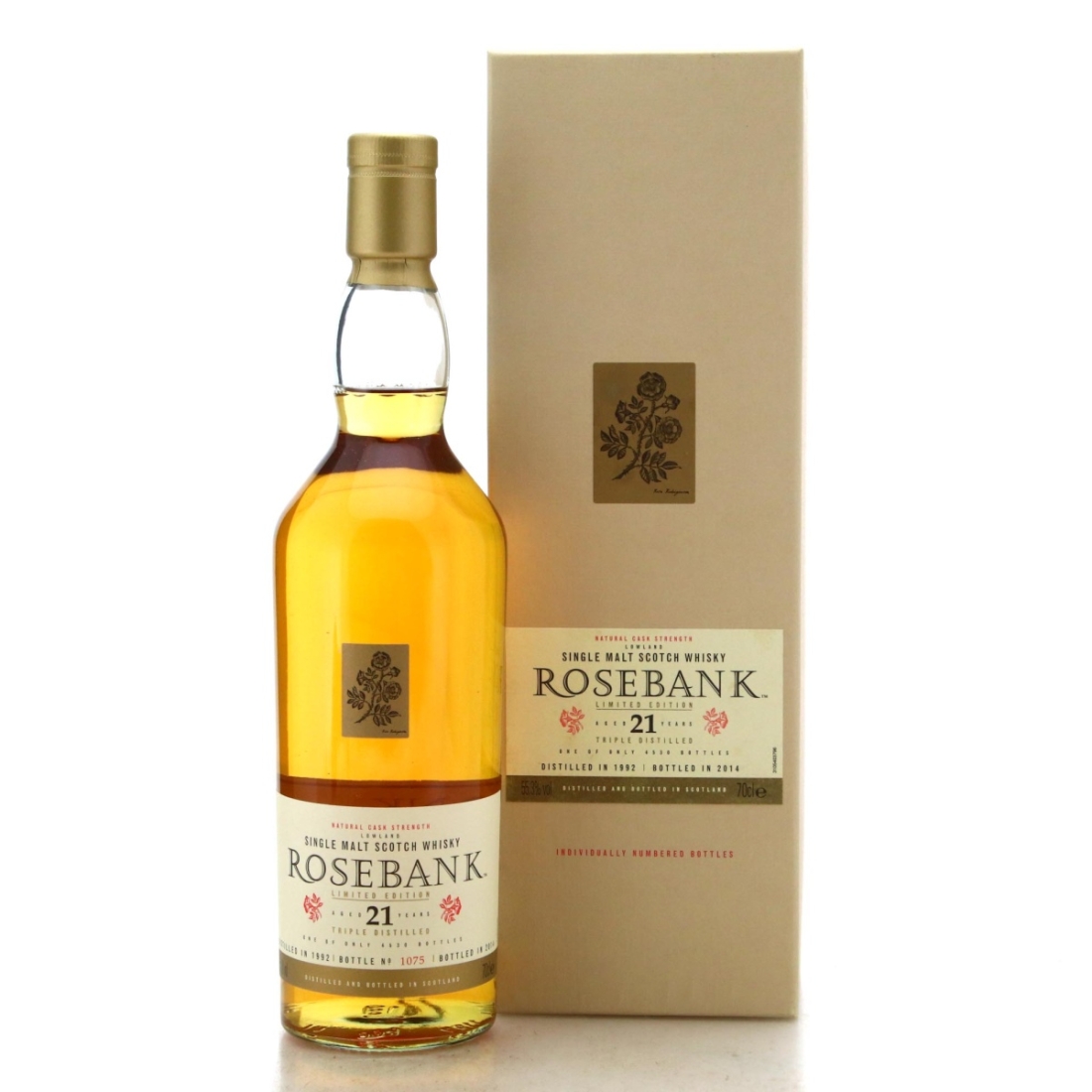 Image for Rosebank 1992 Cask Strength 21 Year Old