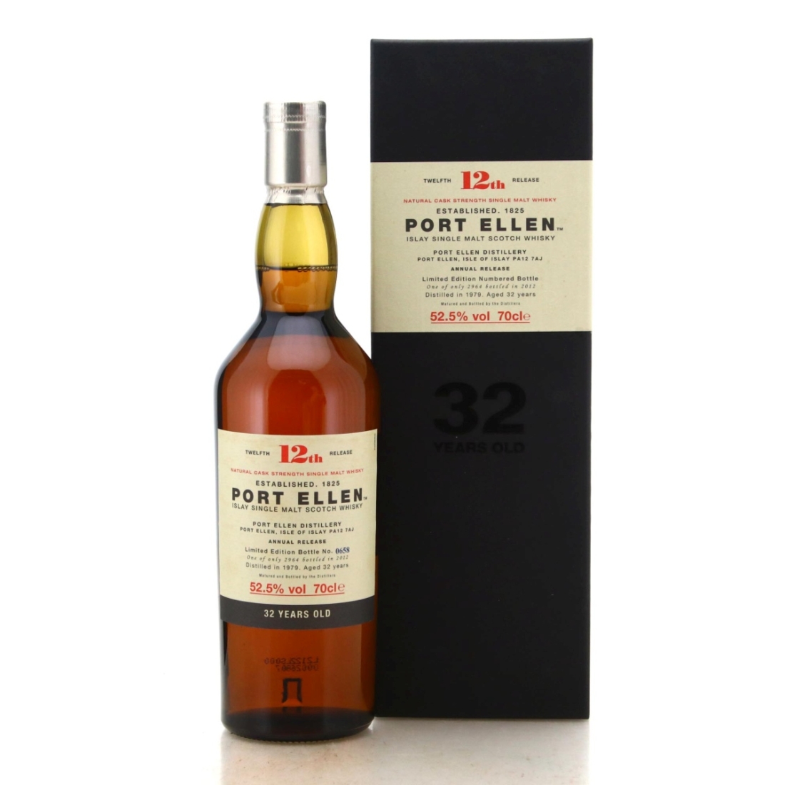 Image for Port Ellen 1979 Natural Cask Strength 32 Year Old - 12th Release
