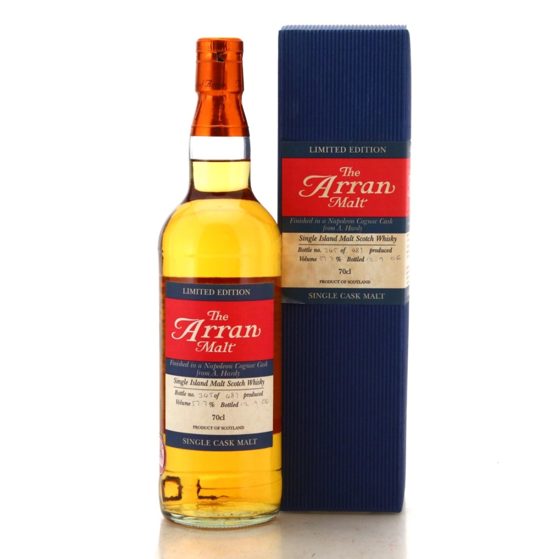 Image for Arran Single Cask Malt - Finished in a Napoleon Cognac Cask