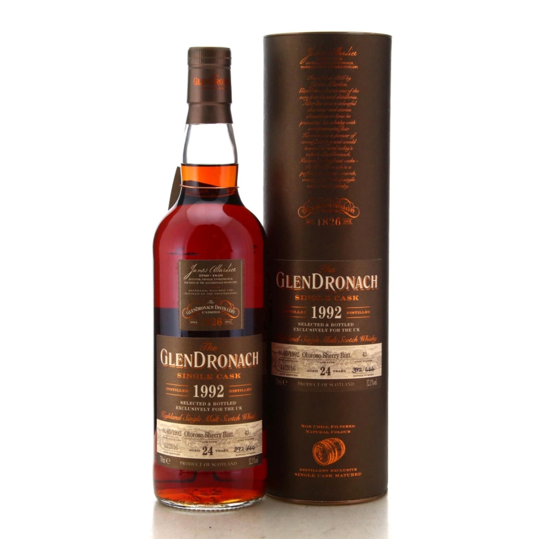 Image for Glendronach 1992 Single Cask 24 Year Old #43 Exclusive