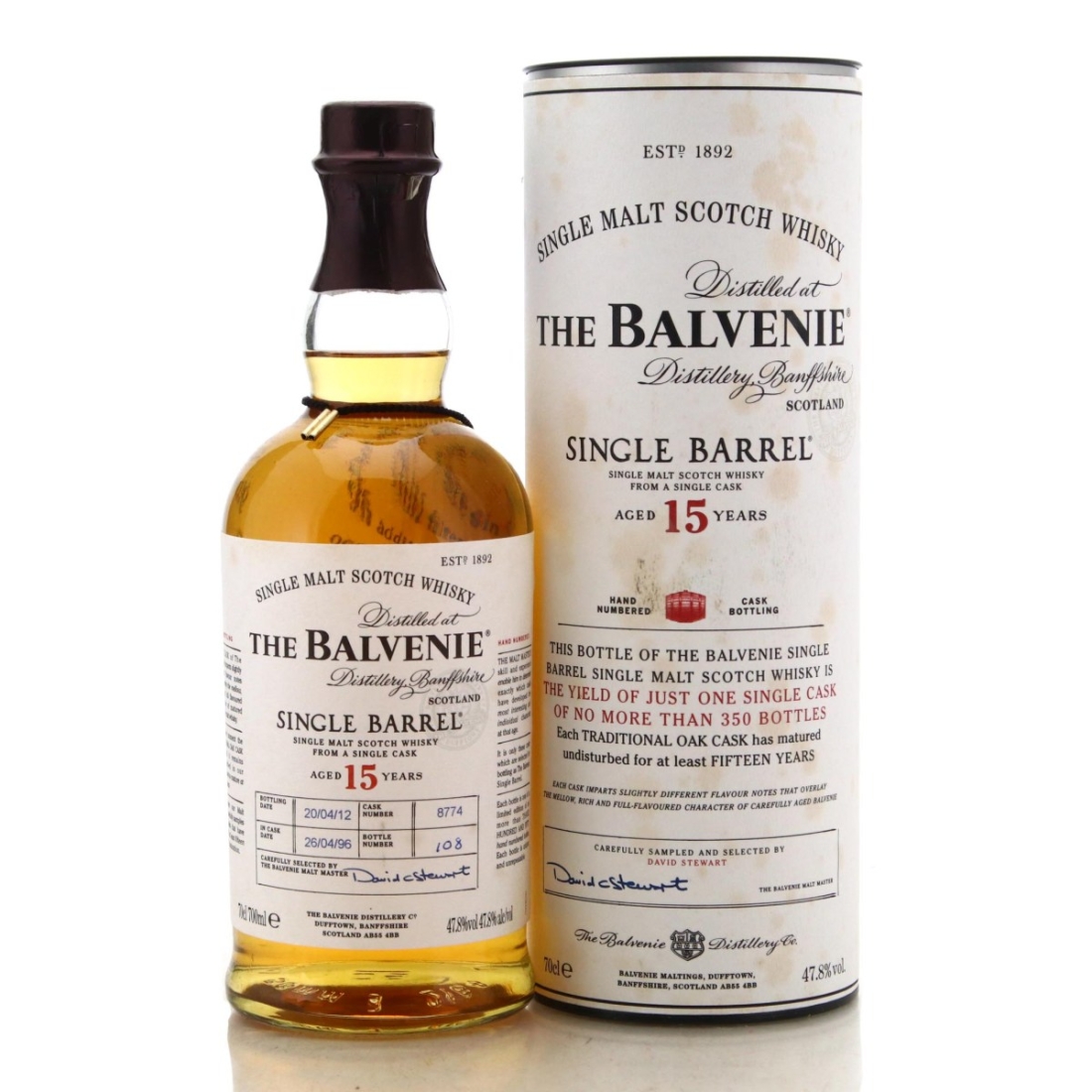Image for Balvenie 1996 Single Barrel 15 Year Old