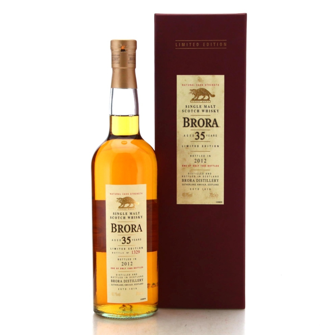 Image for Brora 35 Year Old Natural Cask Strength