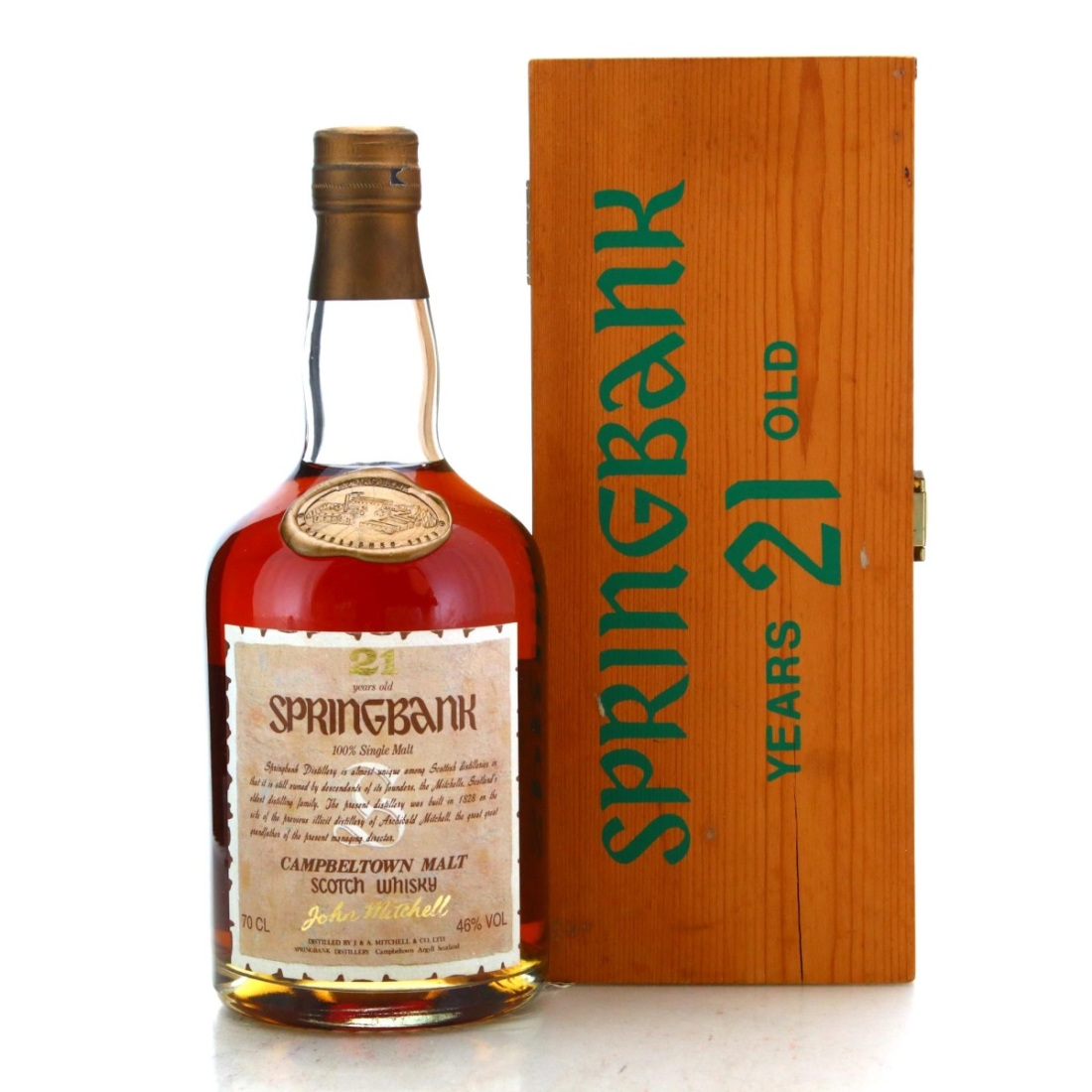 Image for Springbank 21 Year Old - John Mitchell