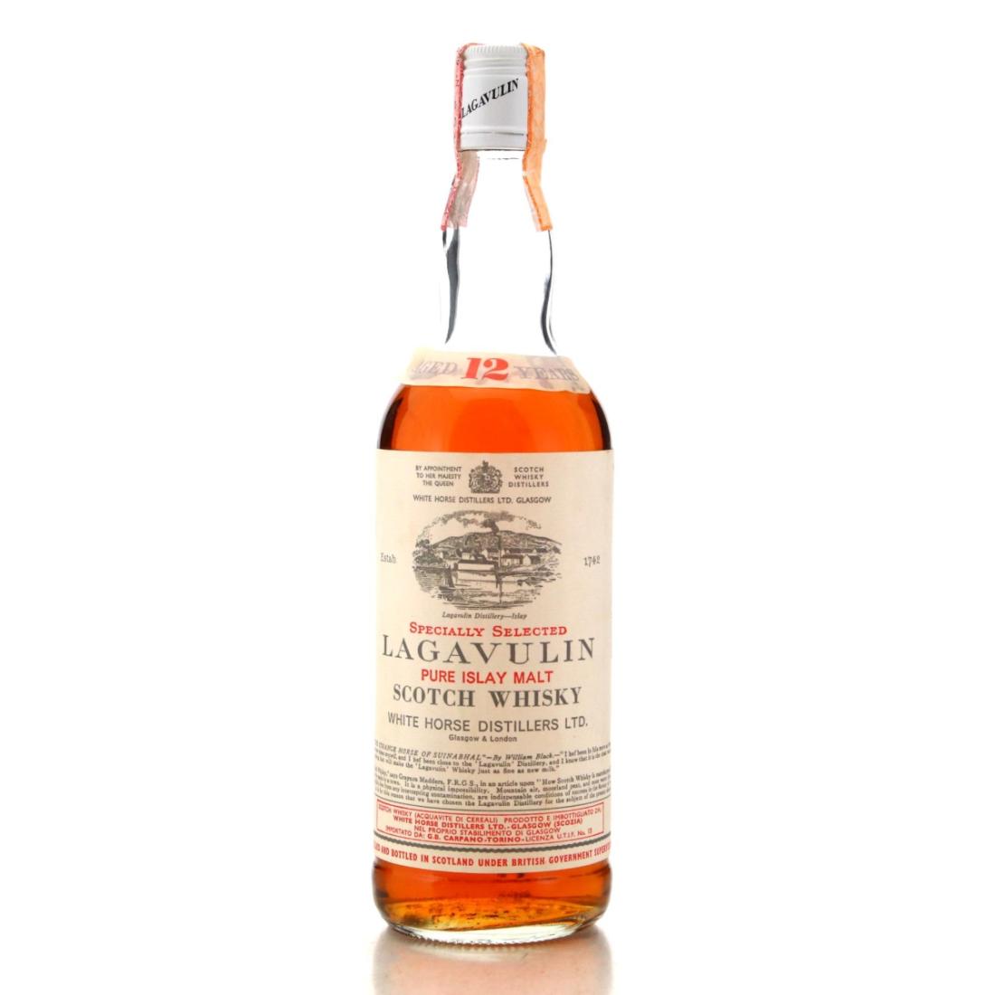 Lagavulin 12 Year Old 1970s Carpano Import