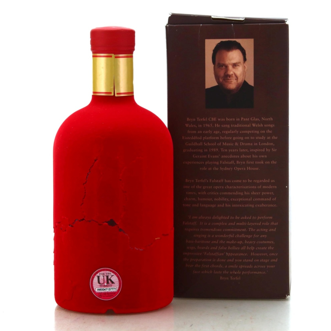 Image for Penderyn Icons of Wales No.5/50 - Bryn Terfel