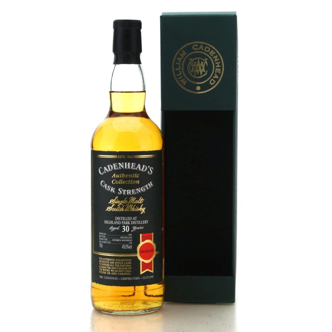 Highland Park 1988 Cadenheads 30