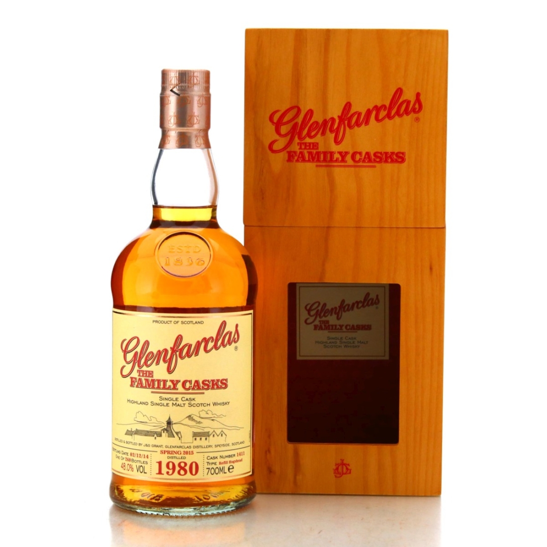 Image for Glenfarclas 1980 Family Cask #1411 / Spring 2015
