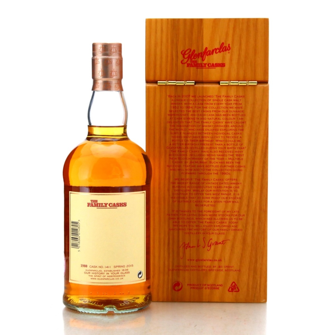 Image for Glenfarclas 1980 Family Cask #1411 / Spring 2015