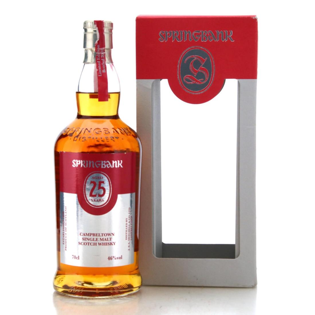 Springbank 25 Year Old 2016 Release