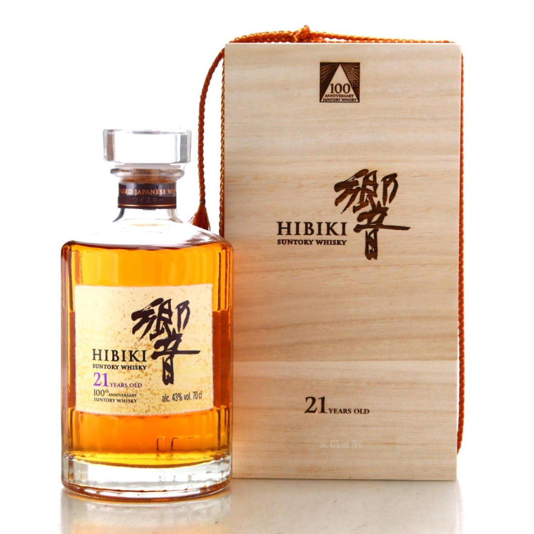Image for Hibiki 21 Year Old Suntory Whisky 100th Anniversary