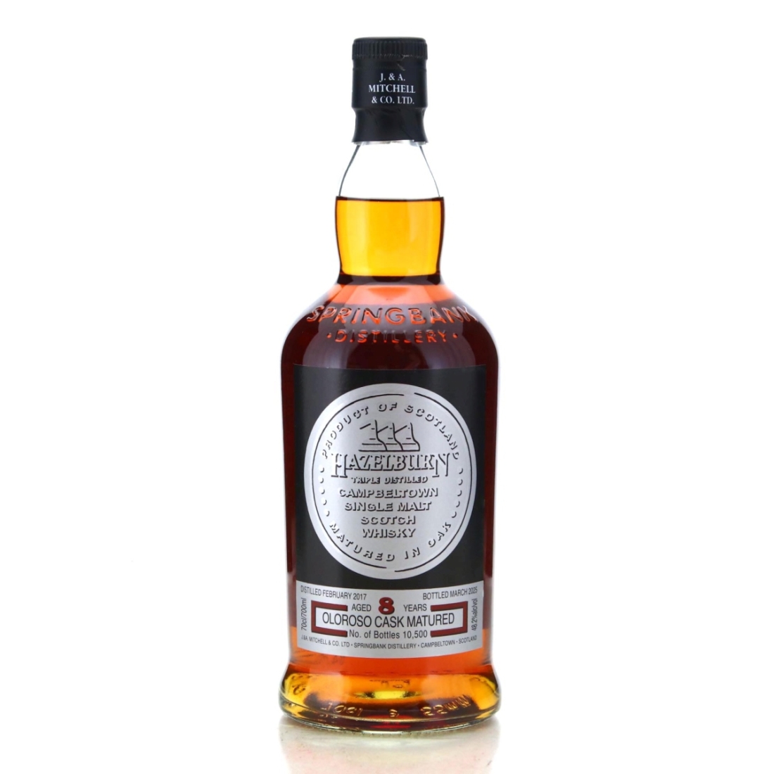 Image for Hazelburn 2017 Oloroso Cask Matured 8 Year Old