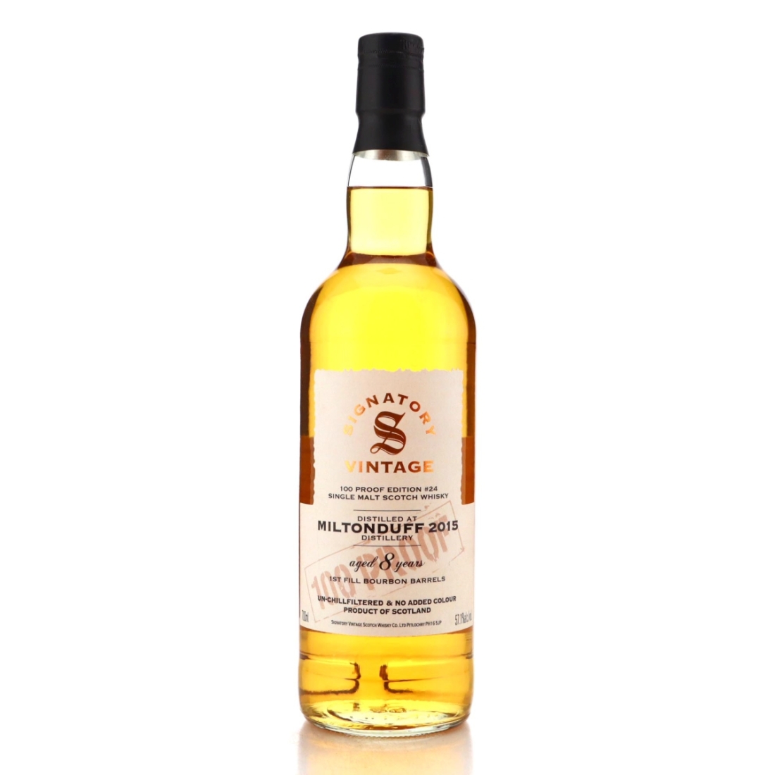 Image for Miltonduff 2015 100 Proof Edition 8 Year Old #24