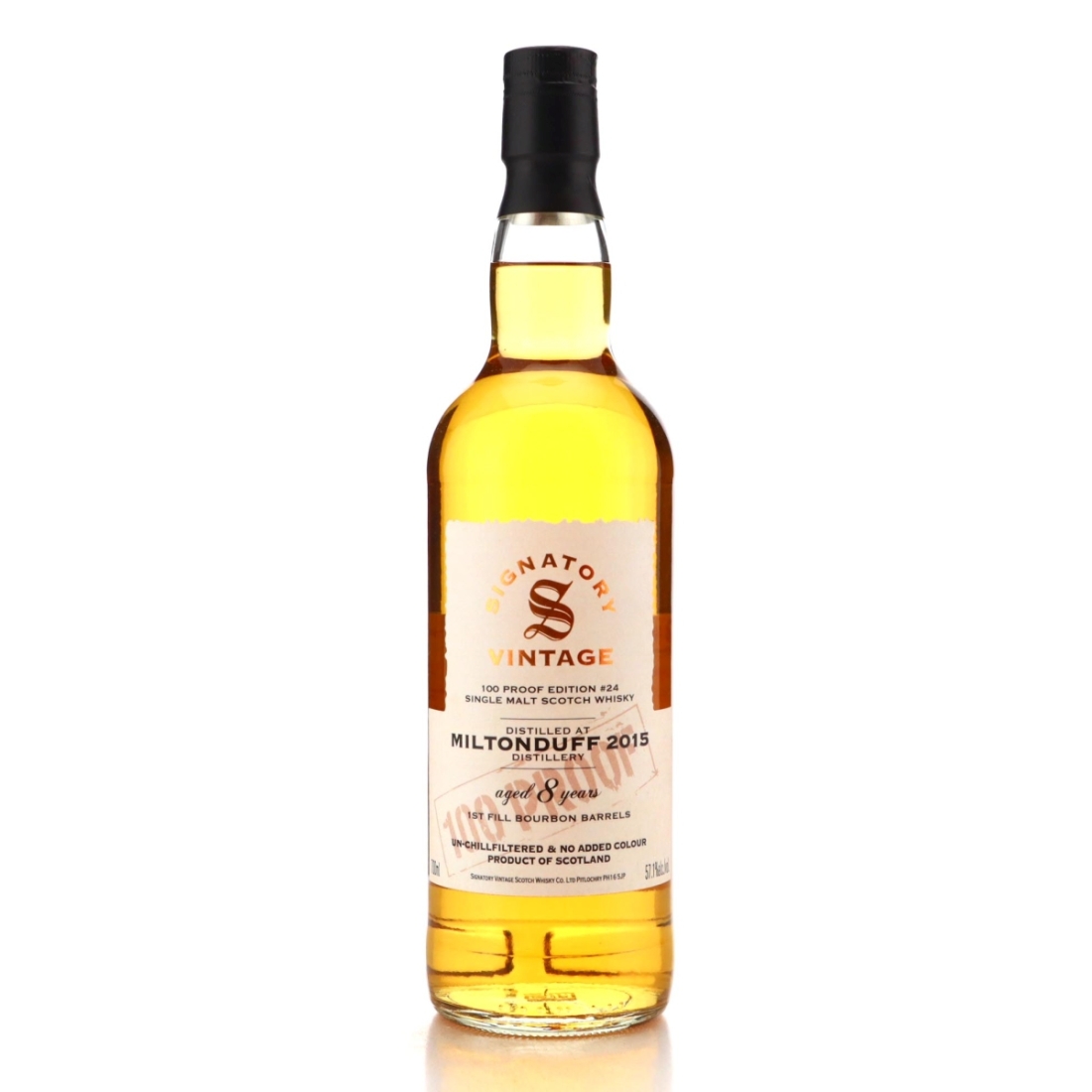 Image for Miltonduff 2015 100 Proof Edition 8 Year Old #24