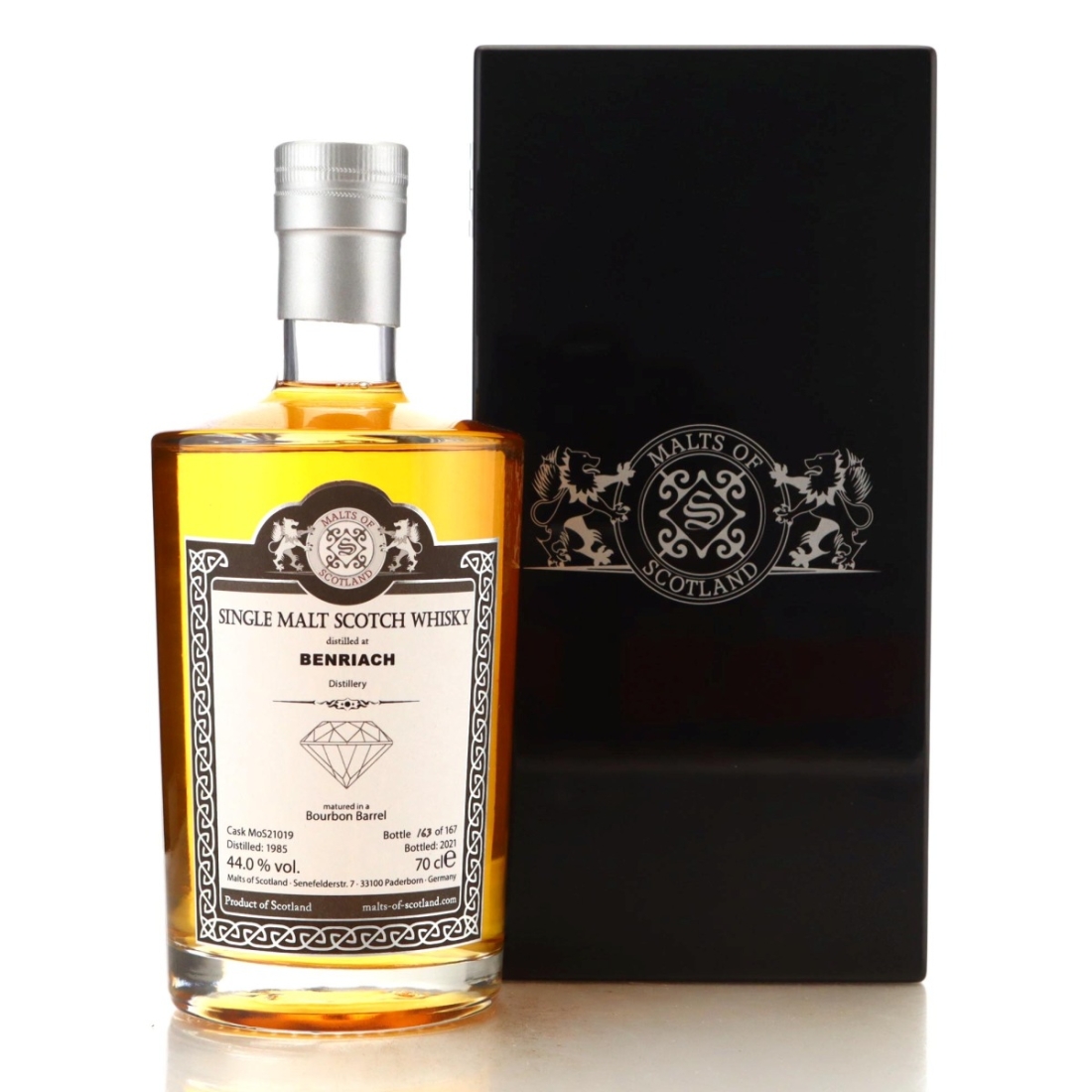 Image for Benriach 1985 Malts of Scotland Warehouse Dimaond