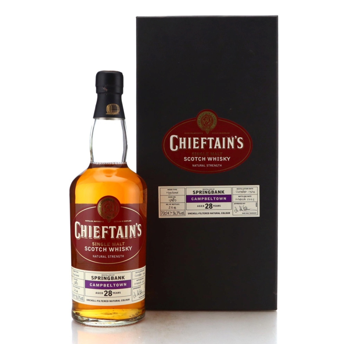 Image for Springbank 1974 Chieftain's 28 Year Old