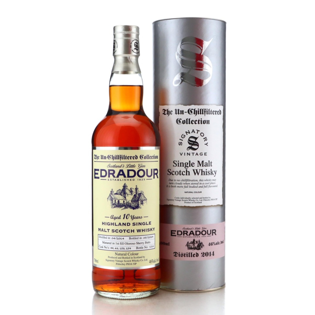Image for Edradour 2014 Un-Chillfiltered Collection 10 Year Old