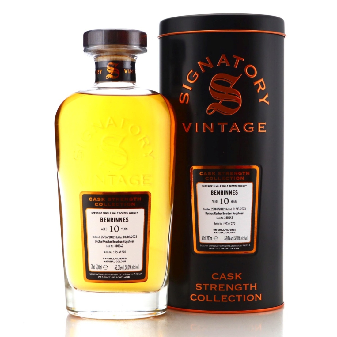Image for Benrinnes 2012 Cask Strength Collection 10 Year Old