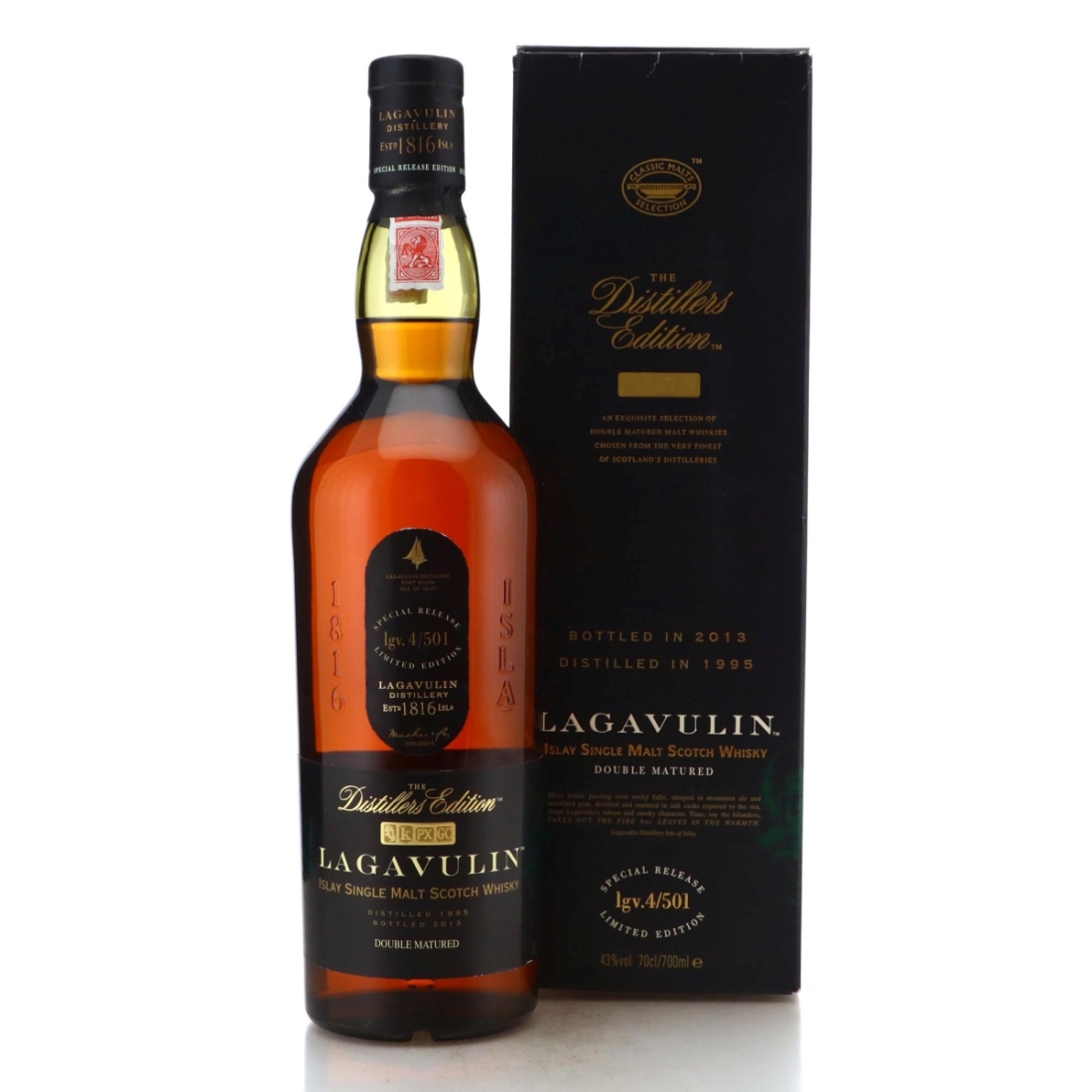 Image for Lagavulin 1995 The Distillers Edition lgv.4/501