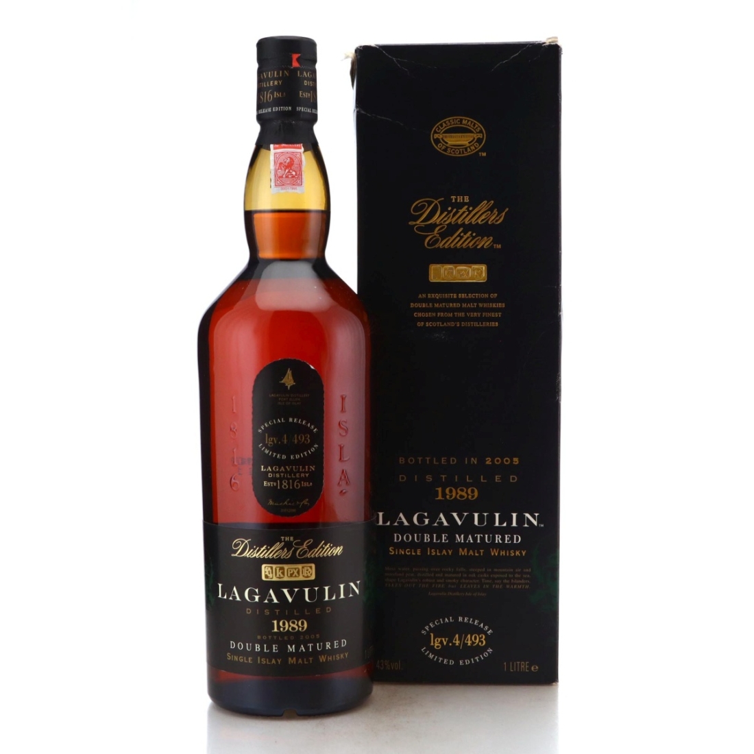 Image for Lagavulin 1989 The Distillers Edition lgv.4/493 Litre