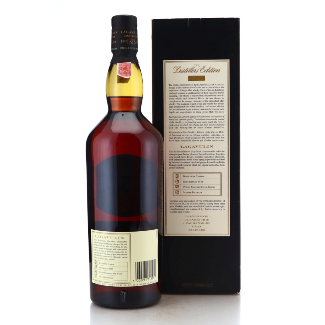 Image for Lagavulin 1987 The Distillers Edition lgv.4/491 Litre